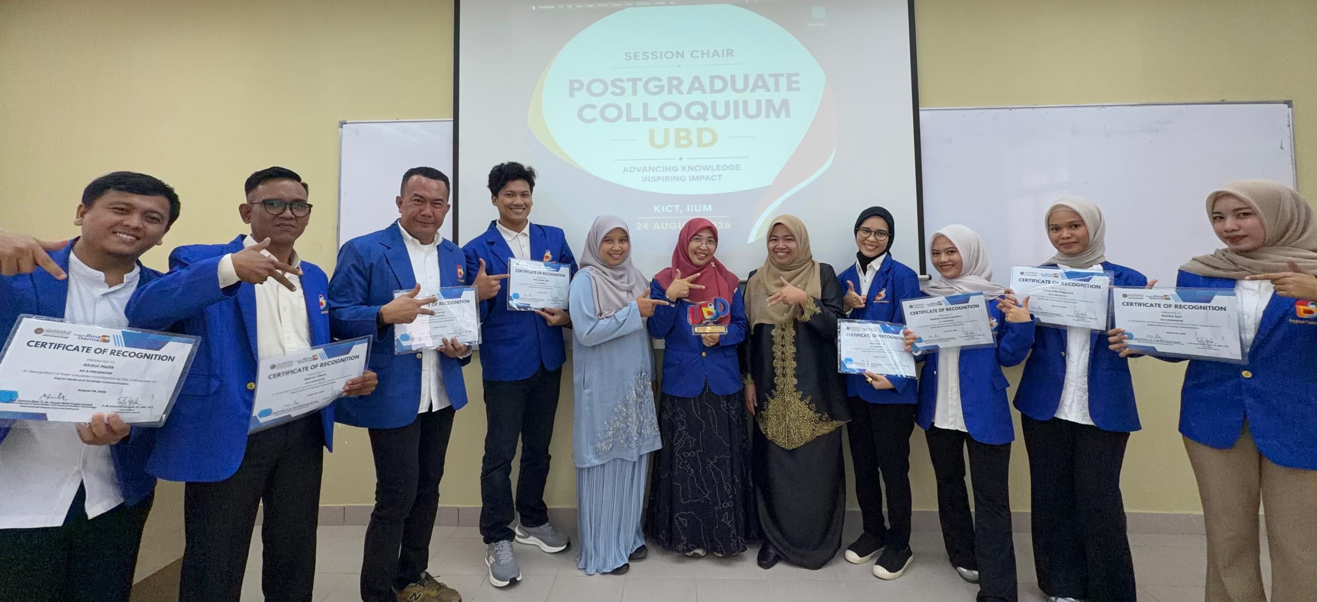 >MIK UBD Perkuat Kolaborasi Akademik melalui Postgraduate Colloquium di IIUM